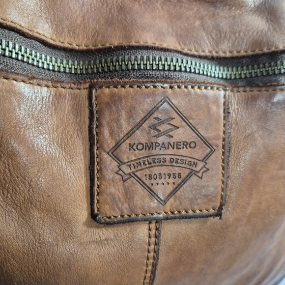 Kompanero Leather Bag Crossbody Sling Purse Large Western Wear - Picture 5 of 16